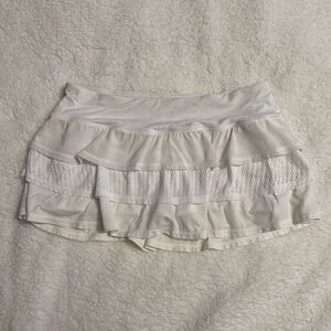 Lululemon White Nothing to Hide Skirt